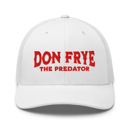 Don Frye The Predator Trucker Hat White - Official Merchandise