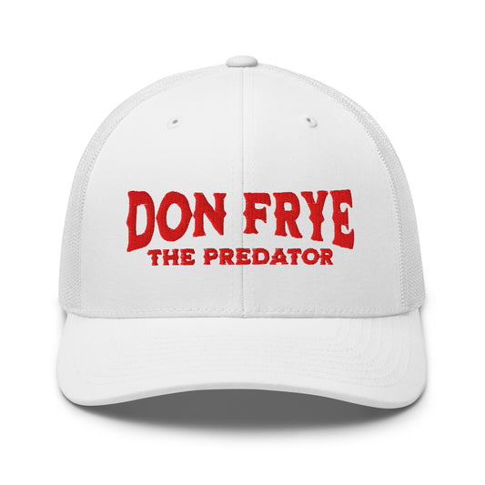 Don Frye The Predator Trucker Hat White - Official Merchandise