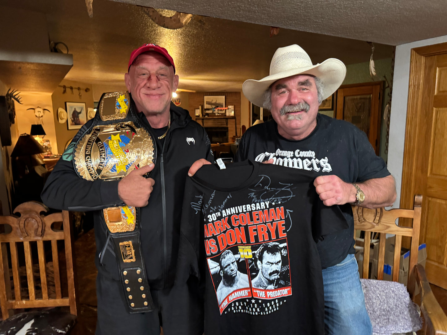 Don Frye x Mark COleman 30th anniversary limited edition set 