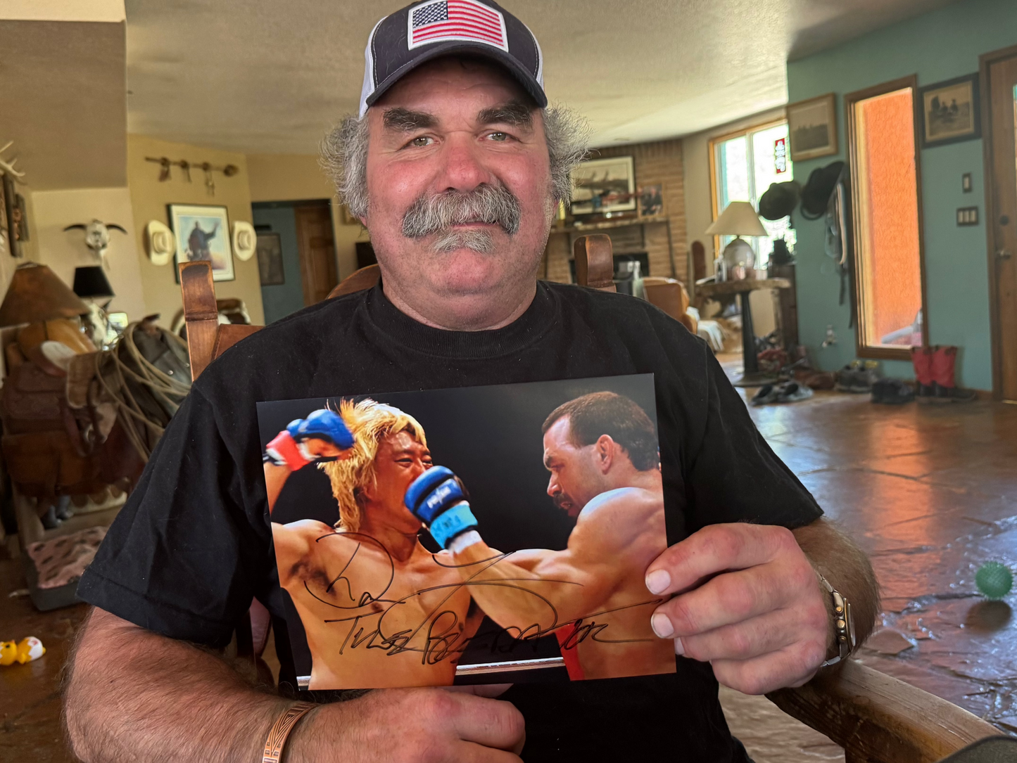 HAND SIGNED FRYE VS TAKAYAMA 8X10 FOR SALE LIMITED